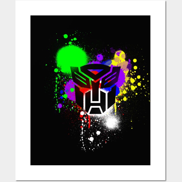 Autobot Stencil Wall Art by crowjandesigns